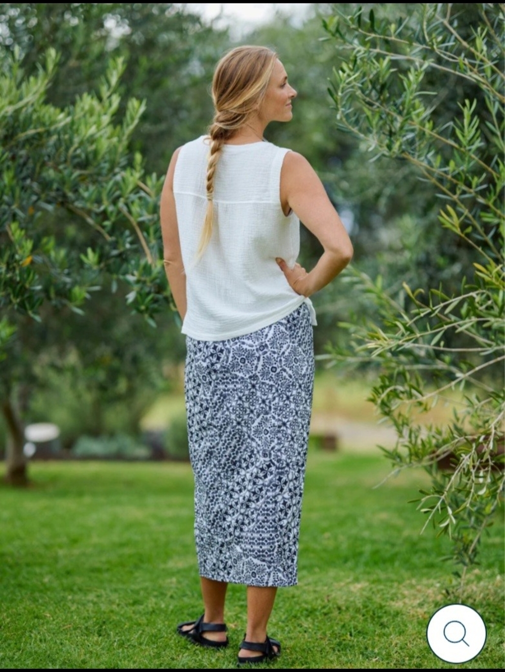 EUC Ripskirt Hawaii Black Pearl Batik Length 4 Skirt XXL - Picture 6 of 6
